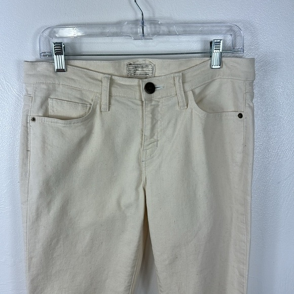 Current Elliot Sample The Stiletto Jeans Women's 27/0 Natural Creme Slim Leg - Picture 5 of 12